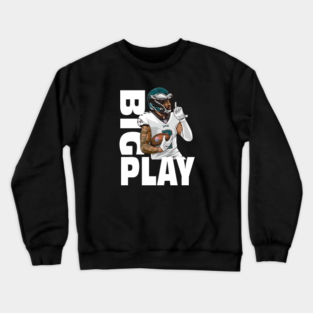 Big Play Slay Crewneck Sweatshirt by Tailgate Team Tees